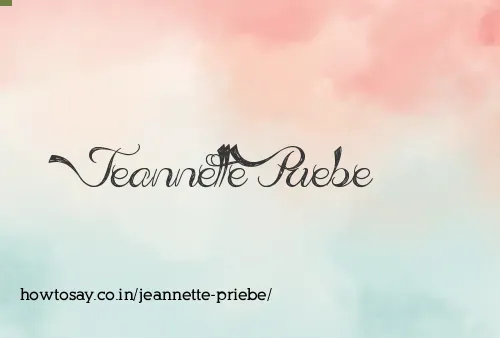 Jeannette Priebe