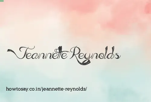 Jeannette Reynolds