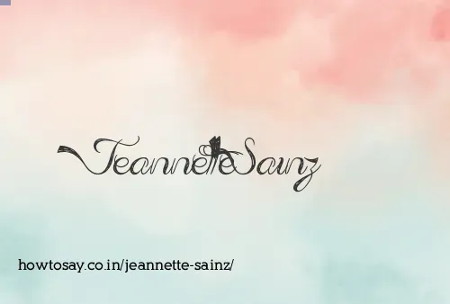 Jeannette Sainz