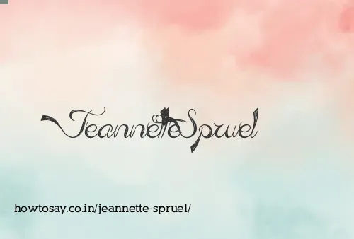 Jeannette Spruel