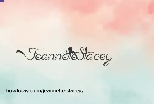 Jeannette Stacey