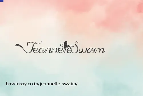 Jeannette Swaim