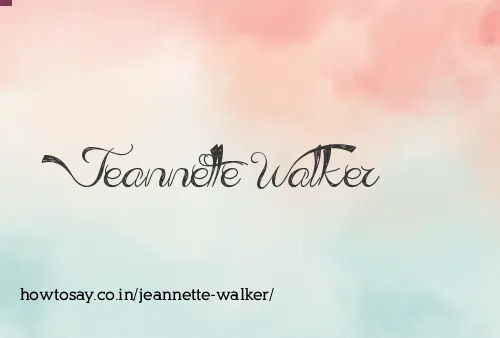 Jeannette Walker