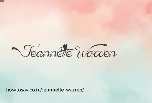 Jeannette Warren