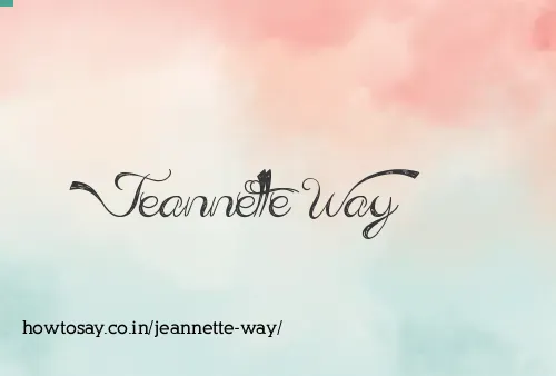 Jeannette Way