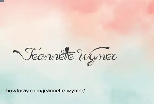 Jeannette Wymer