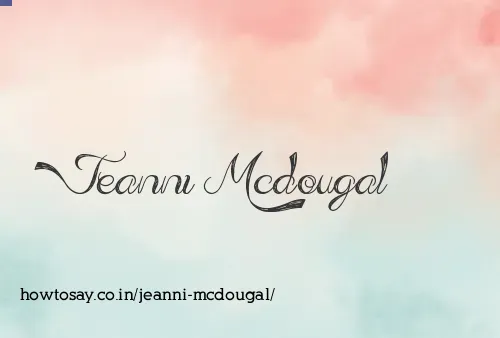 Jeanni Mcdougal