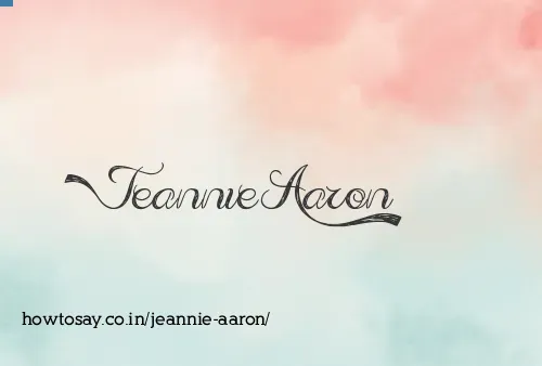 Jeannie Aaron