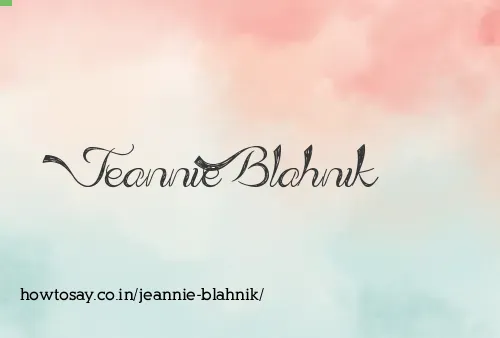 Jeannie Blahnik