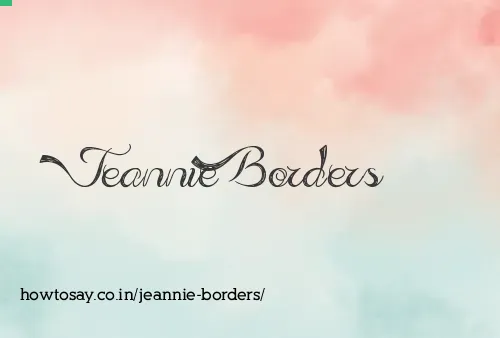 Jeannie Borders