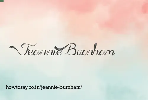 Jeannie Burnham