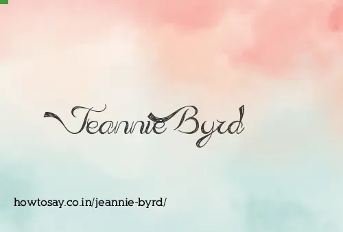 Jeannie Byrd