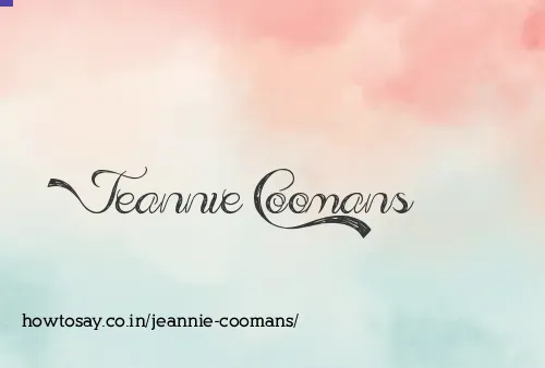 Jeannie Coomans