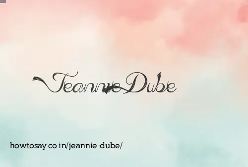 Jeannie Dube