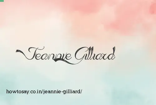 Jeannie Gilliard