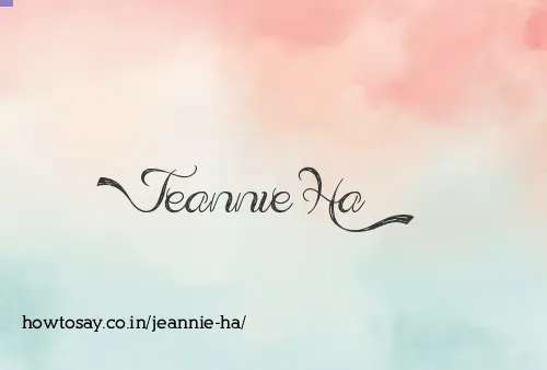 Jeannie Ha