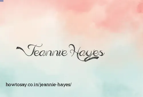 Jeannie Hayes