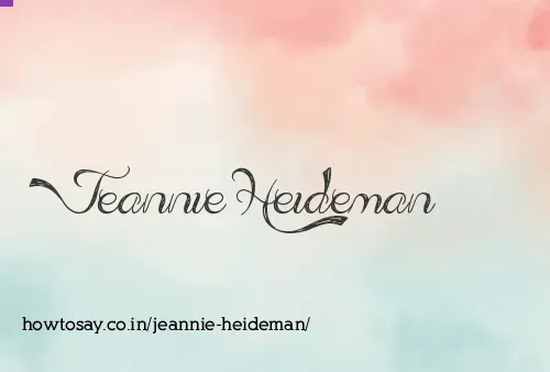 Jeannie Heideman