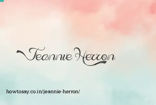Jeannie Herron