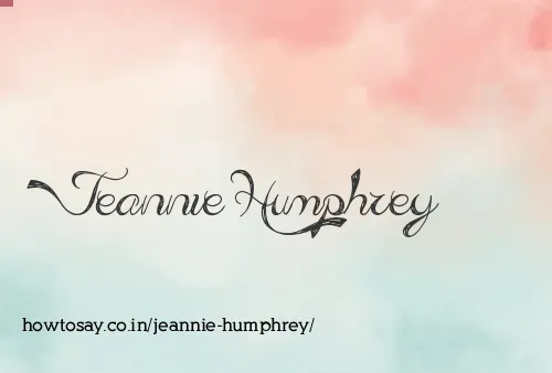 Jeannie Humphrey