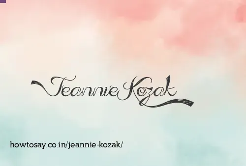 Jeannie Kozak