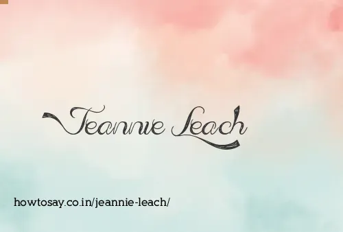 Jeannie Leach