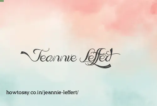 Jeannie Leffert