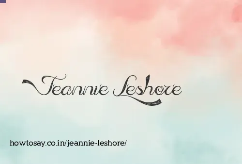 Jeannie Leshore