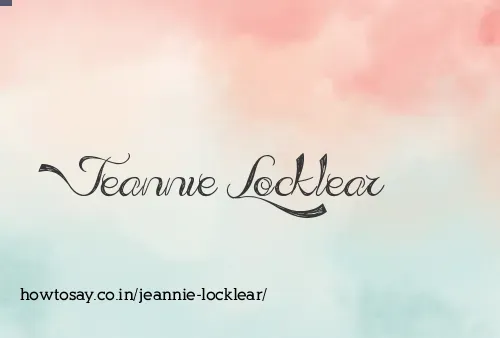 Jeannie Locklear