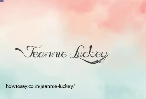 Jeannie Luckey