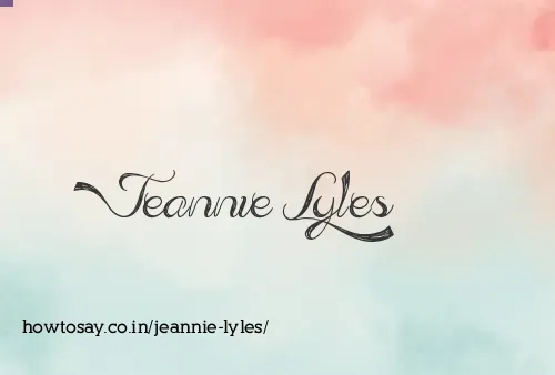 Jeannie Lyles