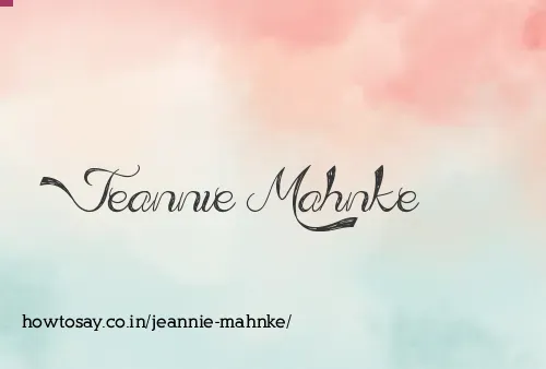 Jeannie Mahnke