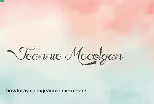 Jeannie Mccolgan