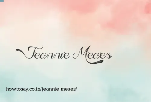 Jeannie Meaes