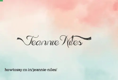 Jeannie Niles