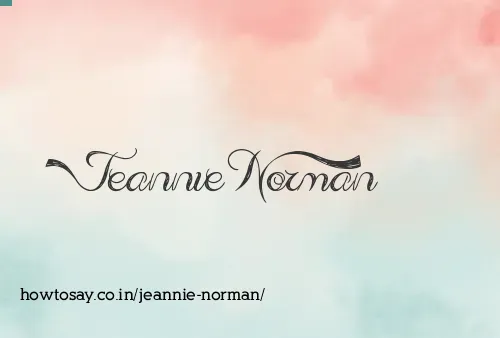Jeannie Norman