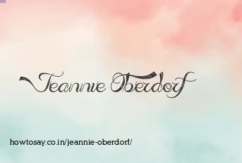 Jeannie Oberdorf