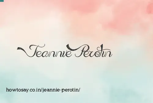 Jeannie Perotin