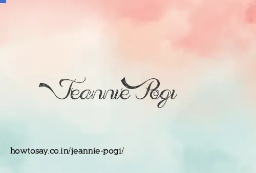 Jeannie Pogi