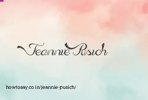 Jeannie Pusich
