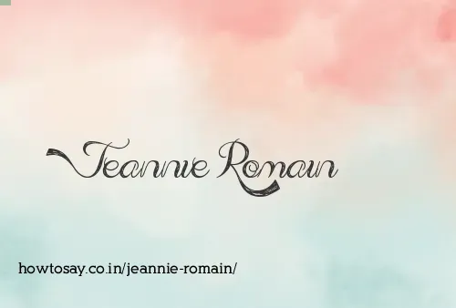 Jeannie Romain