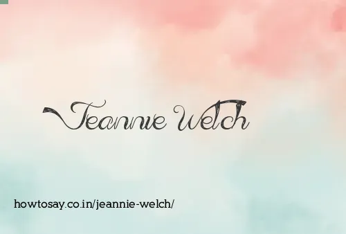 Jeannie Welch