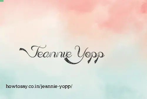 Jeannie Yopp
