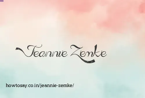 Jeannie Zemke