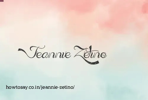 Jeannie Zetino