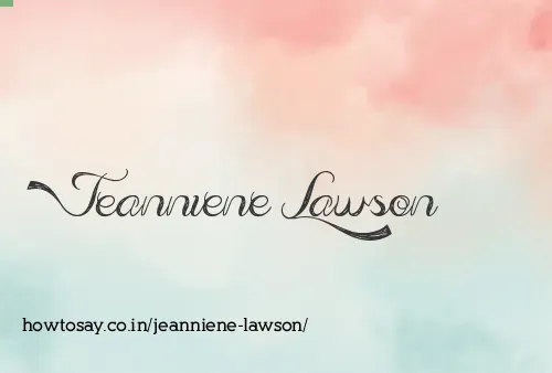 Jeanniene Lawson