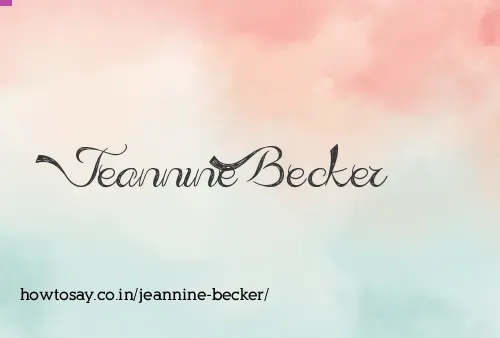 Jeannine Becker