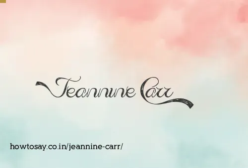Jeannine Carr
