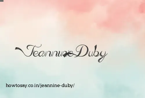 Jeannine Duby