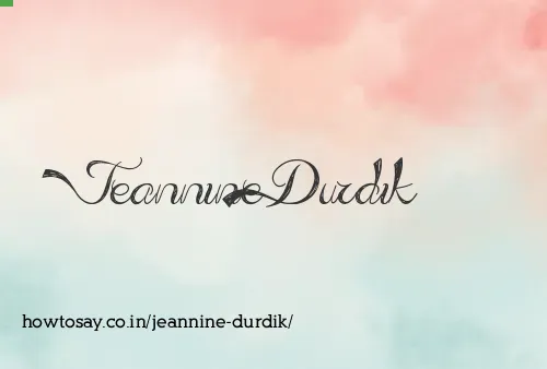Jeannine Durdik